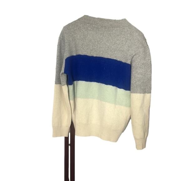 PROENZA SCHOULER COLORBLOCK 100% CASHMERE‎ SWEATER SIZE S - Picture 2 of 9